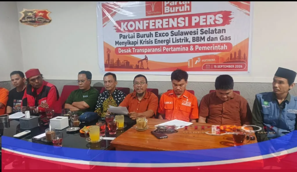 Partai Buruh Sulsel Soroti Krisis Energi dan Krisis Kepemimpinan, Siap Gelar Aksi 17 September