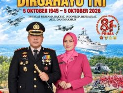TNI Kuat Bersama Rakyat! Polres Jeneponto Ucapkan Dirgahayu HUT ke-81 TNI