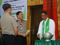 Melalui Ibadah Minggu Kasih, Kapolda Sulsel Ajak Jemaat Perkuat Toleransi dan Manfaatkan Layanan Polisi 110*