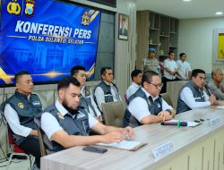 Kortastipidkor Polri Gelar Konferensi Pers Perkembangan Penyidikan Dugaan Korupsi Perizinan dan TPPU di Kabupaten Gowa